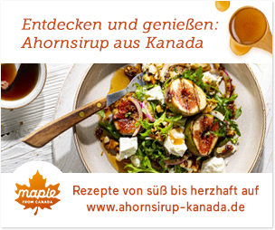 Display Ad für Ahornsirup aus Kanada